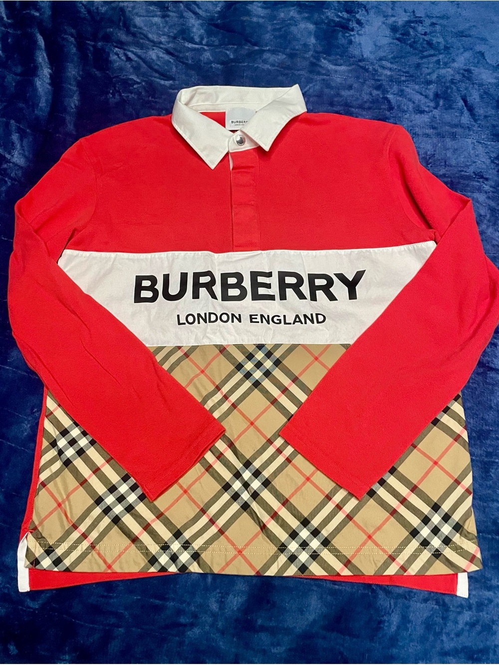 BURBERRY RUGBY SZ 12